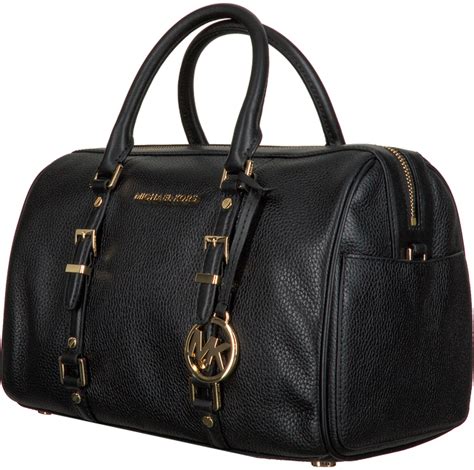 michael kors handtasche lack schwarz seiten weis